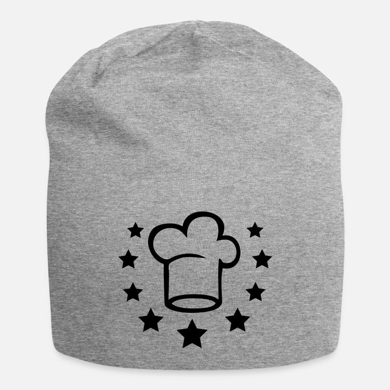Cappello da cuoco - Beanie in jersey - grigio melange