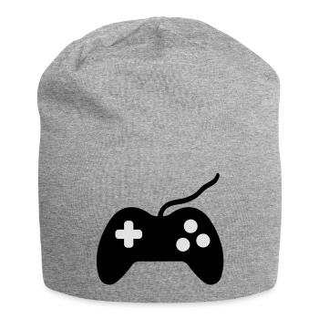 controller symbol - Jersey-Beanie - Grau meliert - Vorne