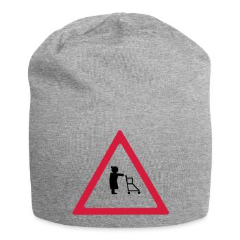 Soutien retraités - Bonnet en jersey - gris chiné - Devant