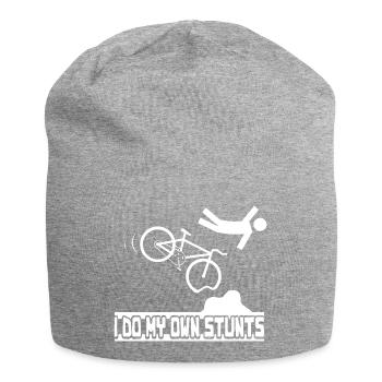 Je fais mes propres cascades - Bonnet en jersey - gris chiné - Devant