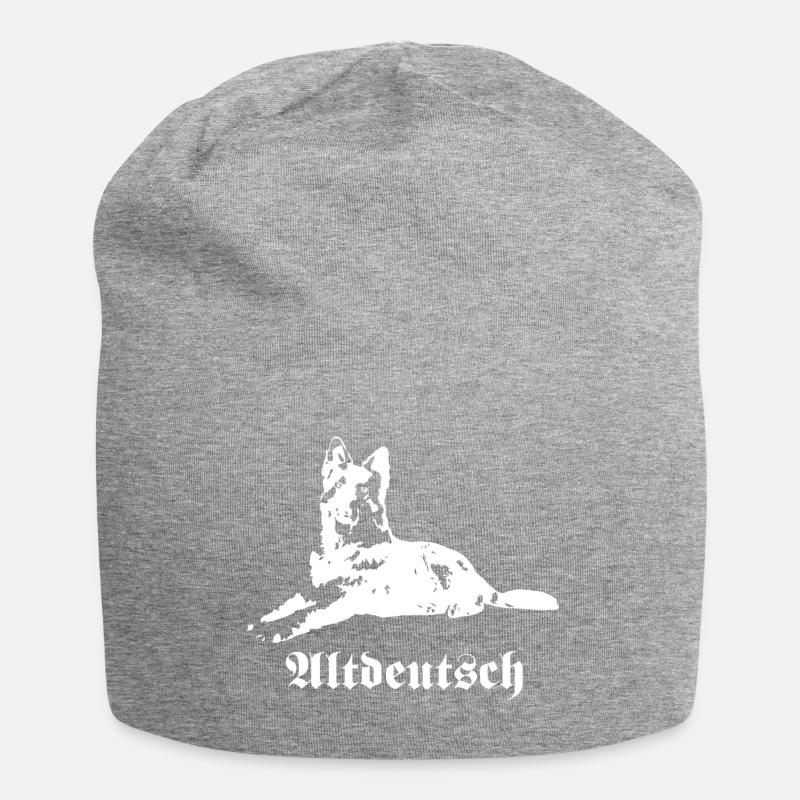 Altdeutscher Schäferhund - Jersey-Beanie - Grau meliert