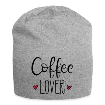 coffee lover - Jersey Beanie - heather grey - Front