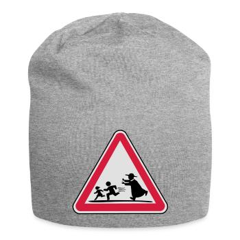 Achtung Pfarrer - Jersey-Beanie - Grau meliert - Vorne