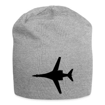 Bomber B-1B - Jersey Beanie - heather grey - Front