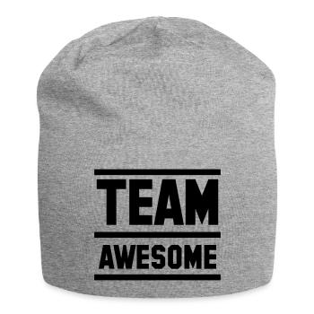 team awesome super Team - Jersey-Beanie - Grau meliert - Vorne