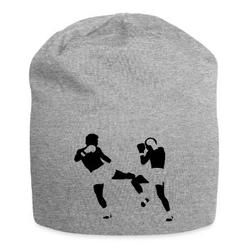 kickboxing - Jersey-Beanie - Grau meliert - Vorne