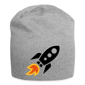 Rocket - Jersey Beanie - heather grey - Front