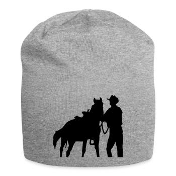 Cowboy - Bonnet en jersey - gris chiné - Devant
