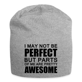 Awesome - Jersey Beanie - heather grey - Front