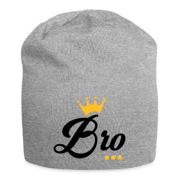 Frère Frangin Frere Naissance Bébé Frérot - Bonnet en jersey - gris chiné - Devant