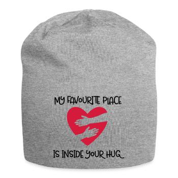 hug - Jersey Beanie - heather grey - Front