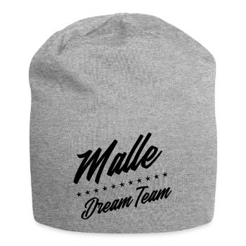 malle dream team design - Jersey-Beanie - Grau meliert - Vorne
