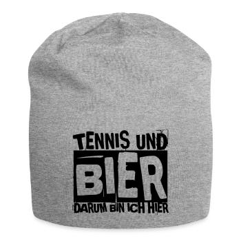 TENNIS UND BIER - Jersey-Beanie - Grau meliert - Vorne