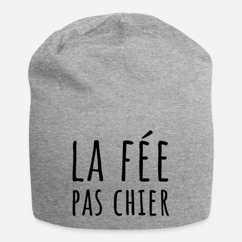 Fée pas chier - Bonnet en jersey - gris chiné
