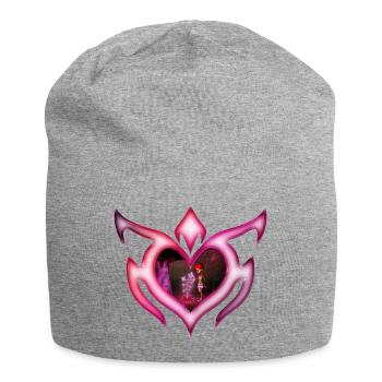 Impressive scorpion with pyramid - Jersey Beanie - heather grey - Front