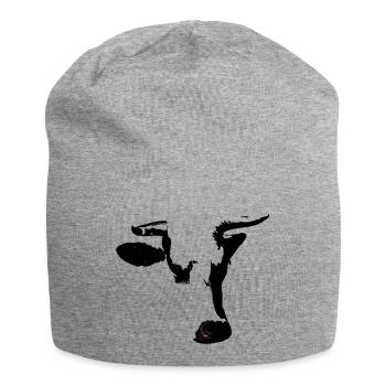 The Bull - Jersey-Beanie - Grau meliert - Vorne