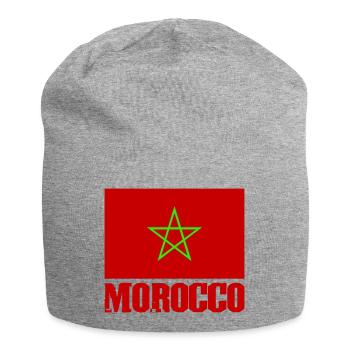 Maroc - Bonnet en jersey - gris chiné - Devant