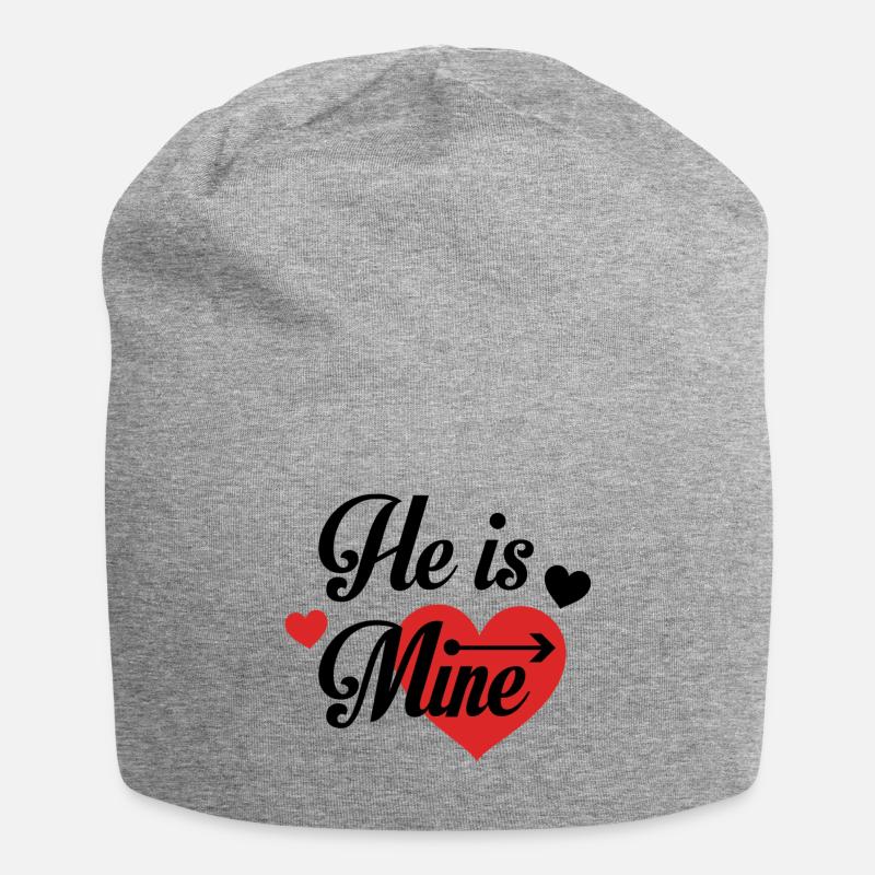 New Love Expression Design - Jersey Beanie - heather grey