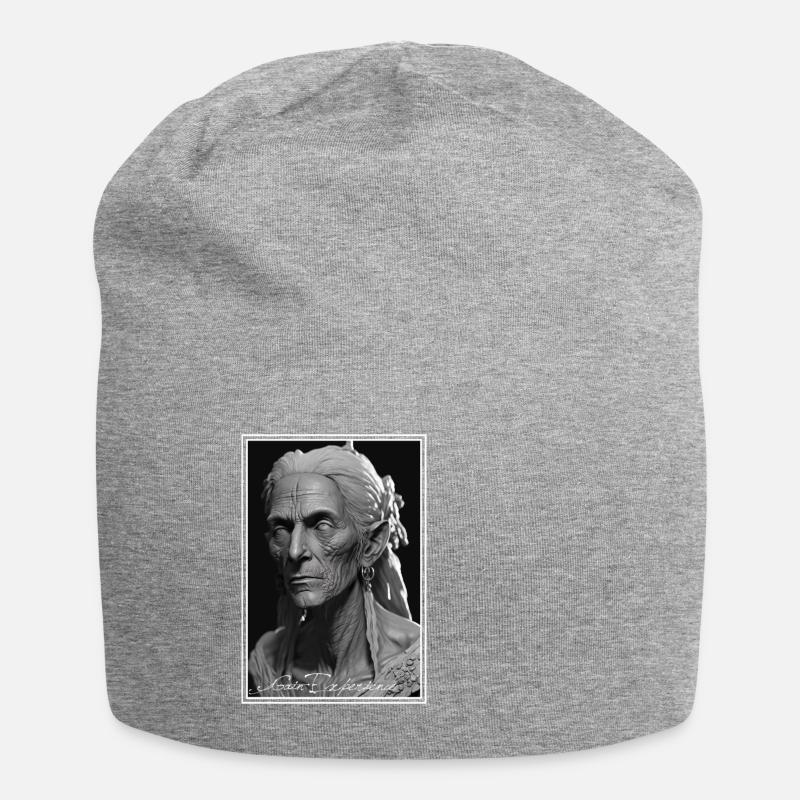 Gain Experience - 3D Render - Jersey Beanie - heather grey