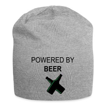 Beer Beer Wine Vino Party - Jersey Beanie - heather grey - Front