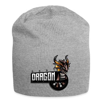 Dart Dragon Emblem - Jersey Beanie - heather grey - Front
