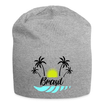 Brasil - Jersey Beanie - heather grey - Front