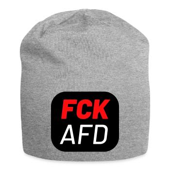 FCK AFD - Jersey-Beanie - Grau meliert - Vorne