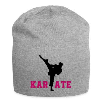 karate - Jersey-Beanie - Grau meliert - Vorne