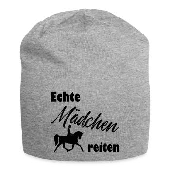 De vraies filles à cheval - Bonnet en jersey - gris chiné - Devant
