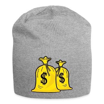 Sacs d’argent - Bonnet en jersey - gris chiné - Devant