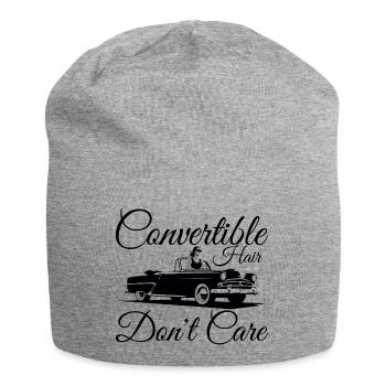 Convertible Hair Don't Care Funny Summer Driving - Bonnet en jersey - gris chiné - Devant