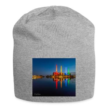 Kraftwerk bunt Wolfsburg - Jersey-Beanie - Grau meliert - Vorne