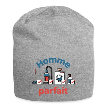 Perfect man - Jersey Beanie - heather grey - Front