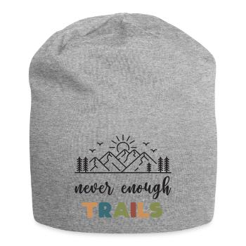Trail Running - Never Enough Trails - Jersey Beanie - heather grey - Front