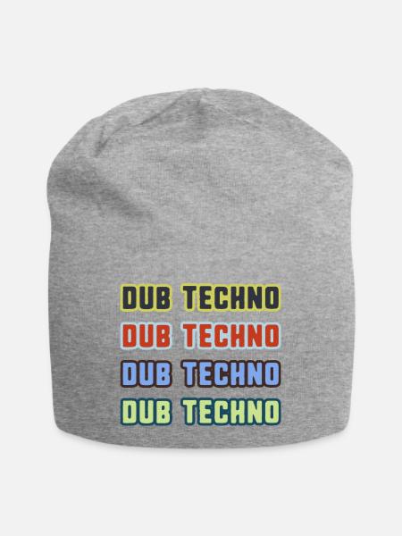 Dub Techno Kaleidoskop - Jersey-Beanie - Grau meliert