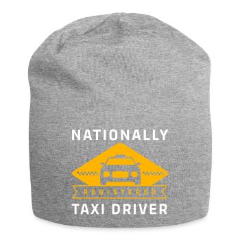Chauffeur de taxi Taxi - Bonnet en jersey - gris chiné - Devant