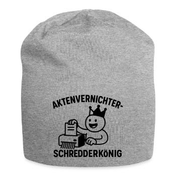 Destructeur de documents König - Bonnet en jersey - gris chiné - Devant