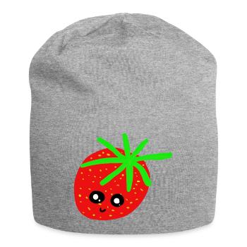 Strawberry Kids Strawberries - Jersey Beanie - heather grey - Front