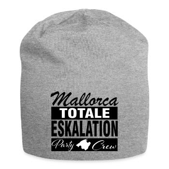 Mallorca, Eskalation - Jersey-Beanie - Grau meliert - Vorne