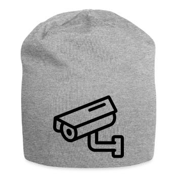caméra de surveillance - Bonnet en jersey - gris chiné - Devant