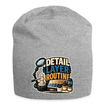 DETAIL LAYER ROUTINE - Jersey Beanie - heather grey - Front