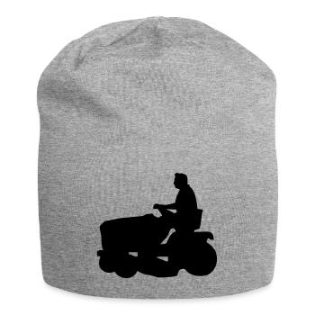 riding mower - Jersey-Beanie - Grau meliert - Vorne
