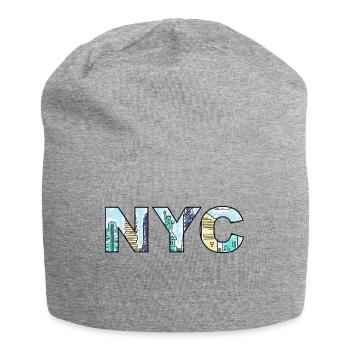 New York City - the city that never sleeps - Jersey Beanie - heather grey - Front