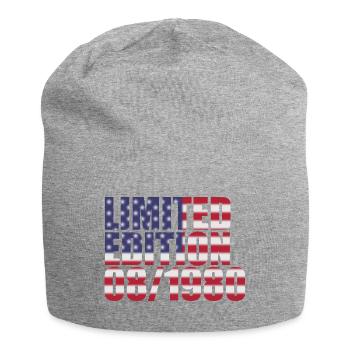 44th Birthday Limited Edition 08/1980 - Jersey Beanie - heather grey - Front