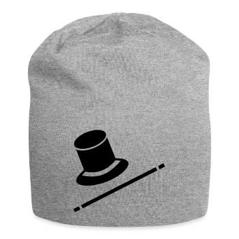 zauberer - Jersey-Beanie - Grau meliert - Vorne