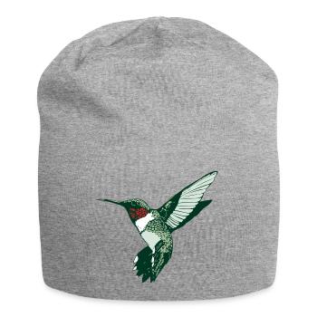 humming-bird - Jersey Beanie - heather grey - Front