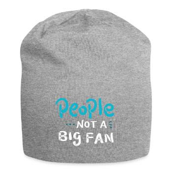 INTROVERTS People Not A Big Fan - Not A Fan - Jersey-Beanie - Grau meliert - Vorne
