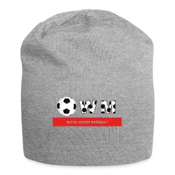 WM S'il vous plaît ne pas déranger! - Bonnet en jersey - gris chiné - Devant