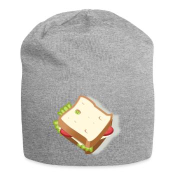 sandwich - Bonnet en jersey - gris chiné - Devant
