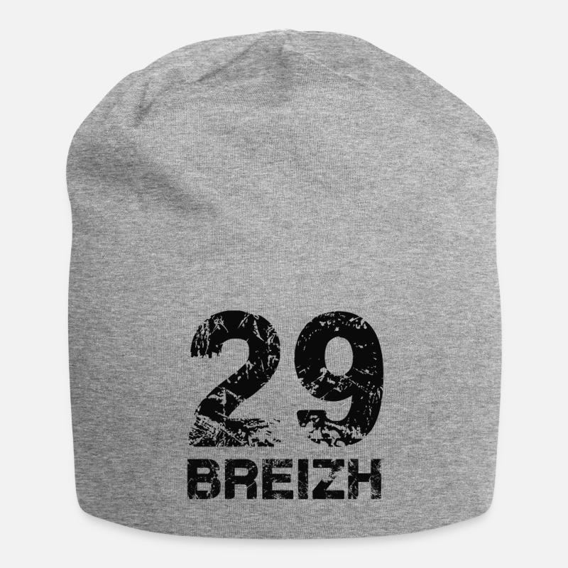 29 Breizh Bretagne - Jersey-Beanie - Grau meliert